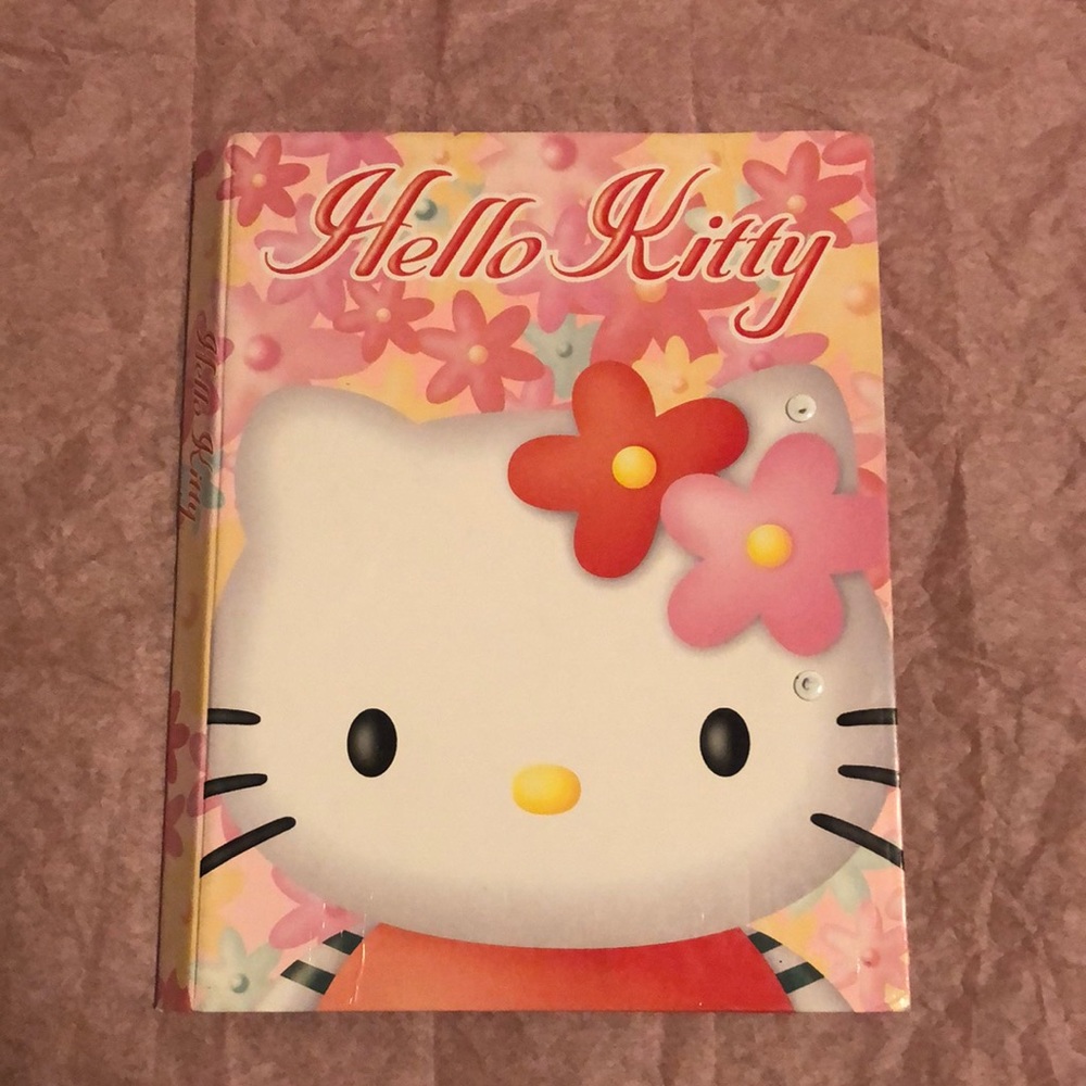 Vintage Hello Kitty clip board folder 1998 Japan